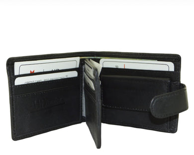 Mens Leather Wallet [col:black]