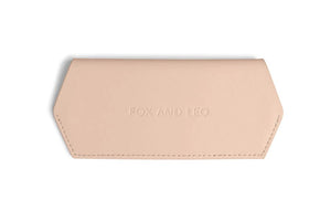 Fox & Leo Glasses Case - Blush