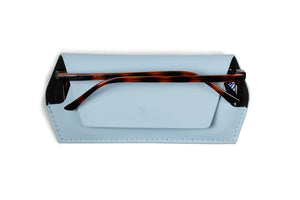 Fox & Leo Glasses Case - Sky Blue