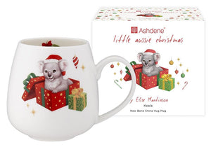 Little Aussie Christmas Hug Mug [sty:wombat]