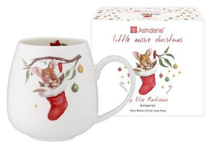 Little Aussie Christmas Hug Mug [sty:kangaroo]