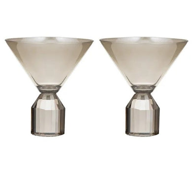 Ava Champagne 2pk Martini Glass