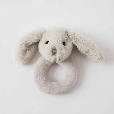 Grey Bunny Rattle