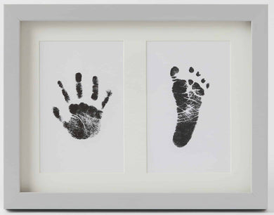 Keepsake Diy Hand & Foot Photo Frame Grey