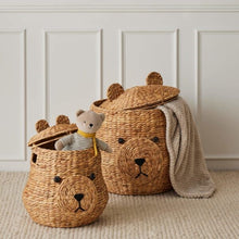 Load image into Gallery viewer, Bear Basket Set Of 2 
