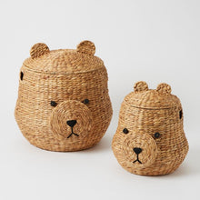 Load image into Gallery viewer, Bear Basket Set Of 2 
