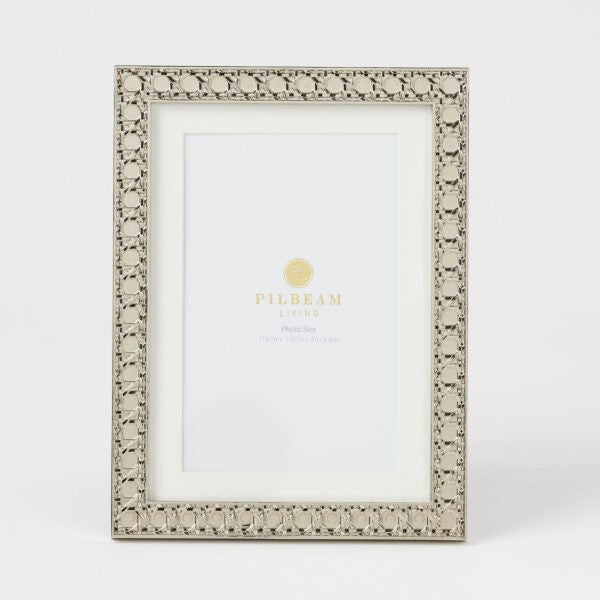 Banyan 4x6 Phone Frame- Silver 