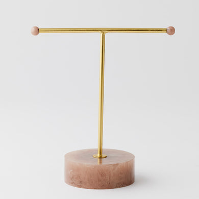 Estila Jewellery Stand-rosewood