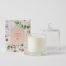 Load image into Gallery viewer, Jardin Glass Cloche Scented Candle- Magnolia 
