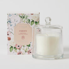 Load image into Gallery viewer, Jardin Glass Cloche Scented Candle- Magnolia 
