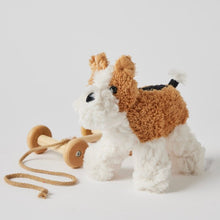 Load image into Gallery viewer, Dog Plush Pull Along 
