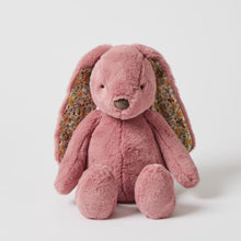 Load image into Gallery viewer, Floral Raspberry Bunny Toy 
