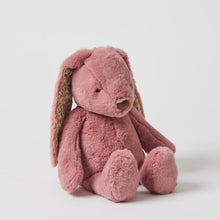 Load image into Gallery viewer, Floral Raspberry Bunny Toy 
