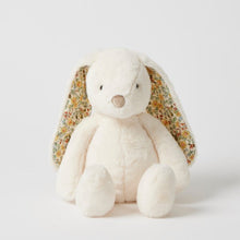 Load image into Gallery viewer, Floral White Bunny Toy 
