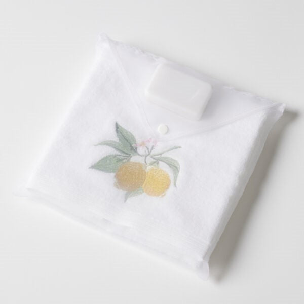 Limetta Hand Towel & Soap In Organza Bag 