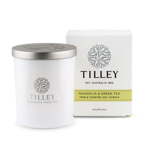 Tilley Magnolia & Green Tea Soy Candle