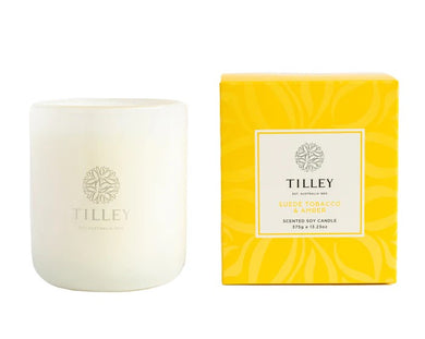 Tilley Candle Suede Tobacco & Amber