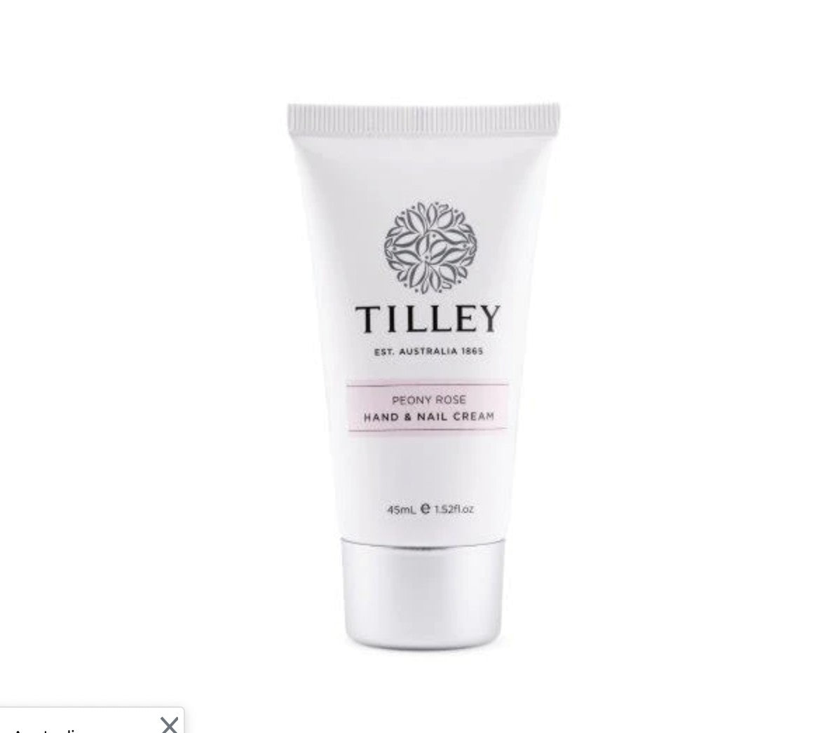 Tilley Hand & Nail Cream Peony Rose 45ml