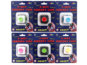 6 Way Sensory Cube On Card