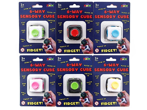 6 Way Sensory Cube On Card