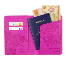 Load image into Gallery viewer, Mystic Magenta Passport Wallet 
