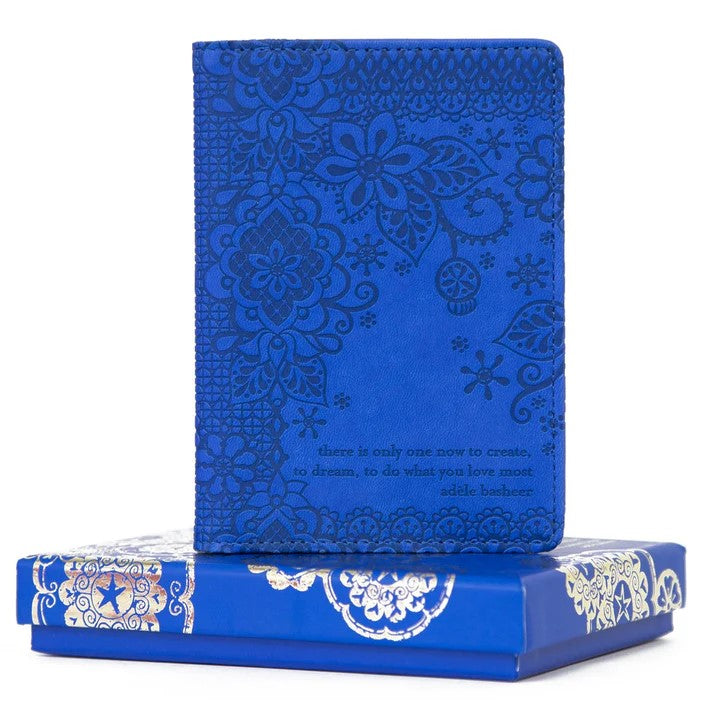 Santorini Blue Passport Wallet 