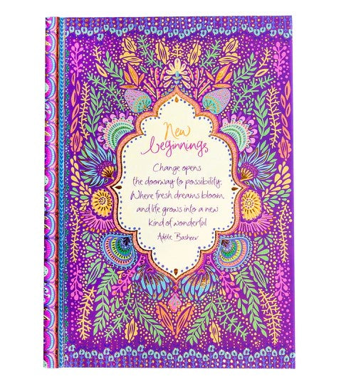 New Beginnings A5 Lined Writing Pad