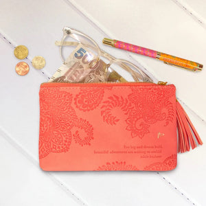 Peach Essential Coin Purse 