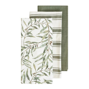 Tea Towel - Eucalyptus 3pkn Forest