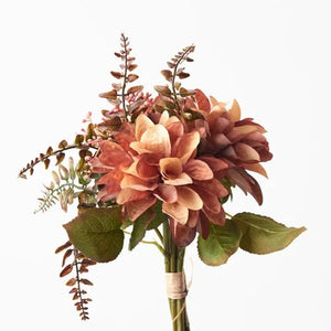 Dahlia Mix Bouquet - Dusty Pink Peach