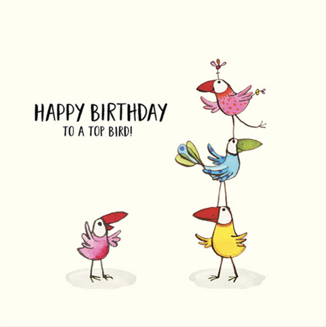 Twigseed Card - Happy Birthday To A Top Bird!