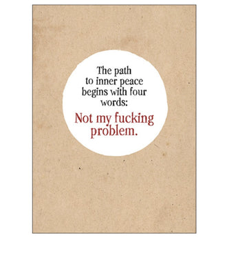 Defamations Card - The Path To Inner Peace