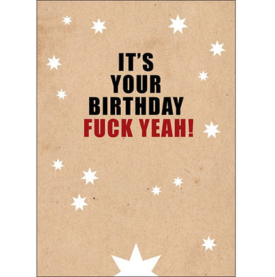 Defamations Card - It's Your Birthday Fuck Yeah!