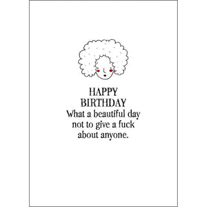 Defamations Card - Happy Birthday What A Beautiful Day