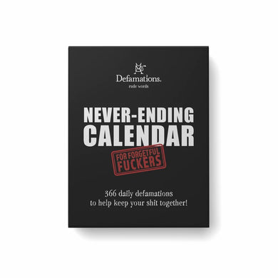 Defamations Never-ending Calendar -black