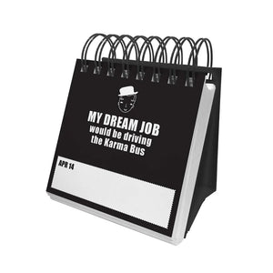 Defamations Never-ending Calendar -black