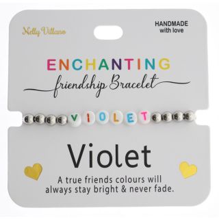 Enchanting Friendship Bracelet - Violet