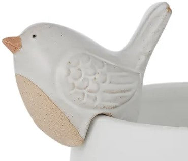 Bree Bird Pot Holder White 