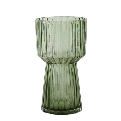 Birk Glass Vase 15.5x28.5cm Green