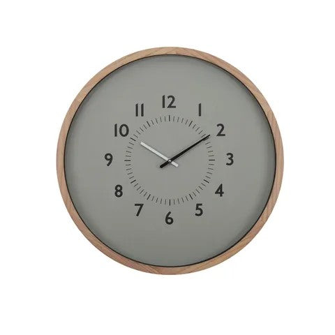 Newtown Wood Clock 60cm Green