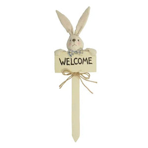 Bunny Welcome Sign Fabric