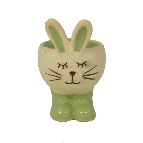 Bea Bunny Egg Cup Stoneware Green