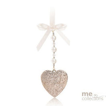 Load image into Gallery viewer, Wedding Charm - Heart Drop With Diamante/beads In Gold
