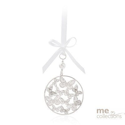 Wedding Charm - Butterflies In Silver