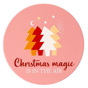 Ceramic Christmas Coaster Asst [des:christmas Magic]