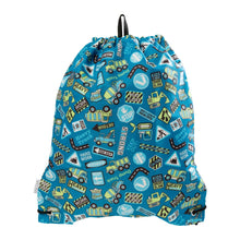 Load image into Gallery viewer, Out &amp; About Construction Drawstring Bag
