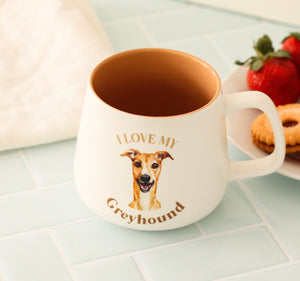 I Love My Greyhound Mug