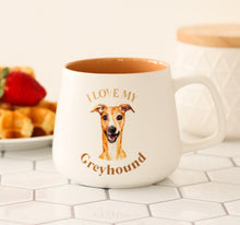 Load image into Gallery viewer, I Love My Greyhound Mug
