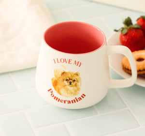 I Love My Pomeranian Mug