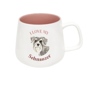 I Love My Schnauzer Mug